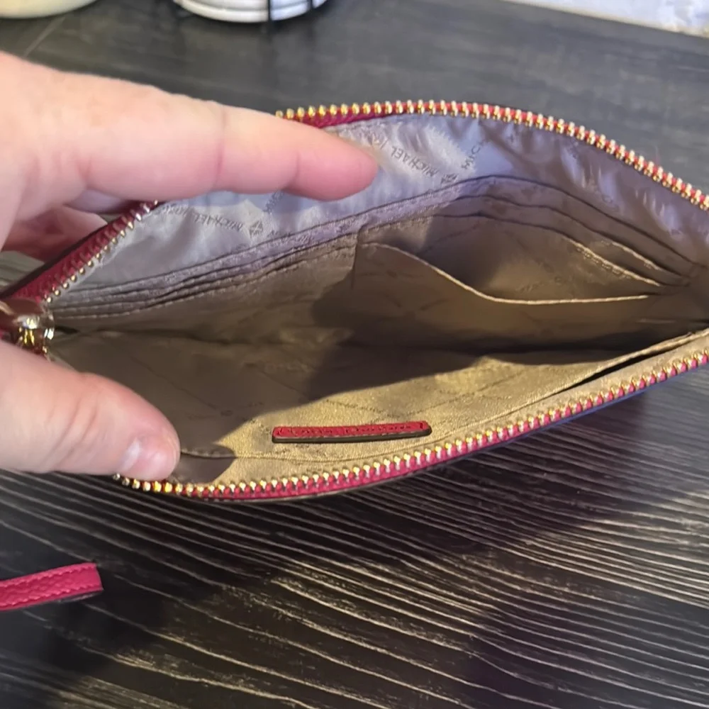 Michael Kors Pink Studded Clutch - Picture 3 of 3